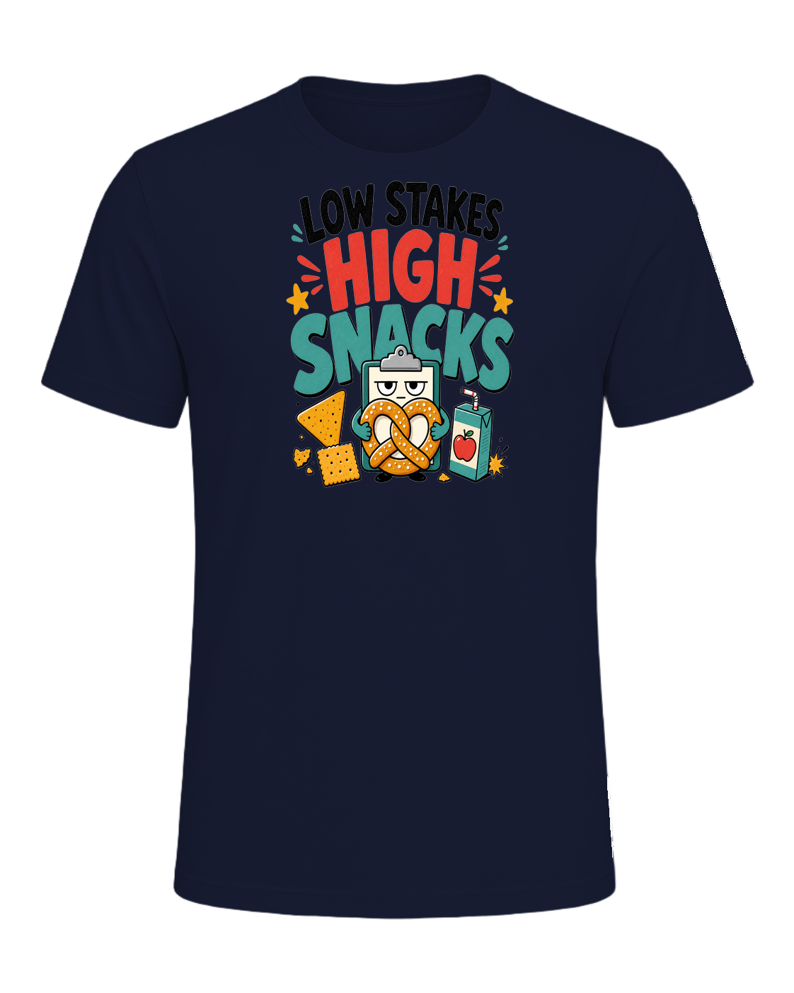 LOW STAKES HIGH SNACKS — Navy