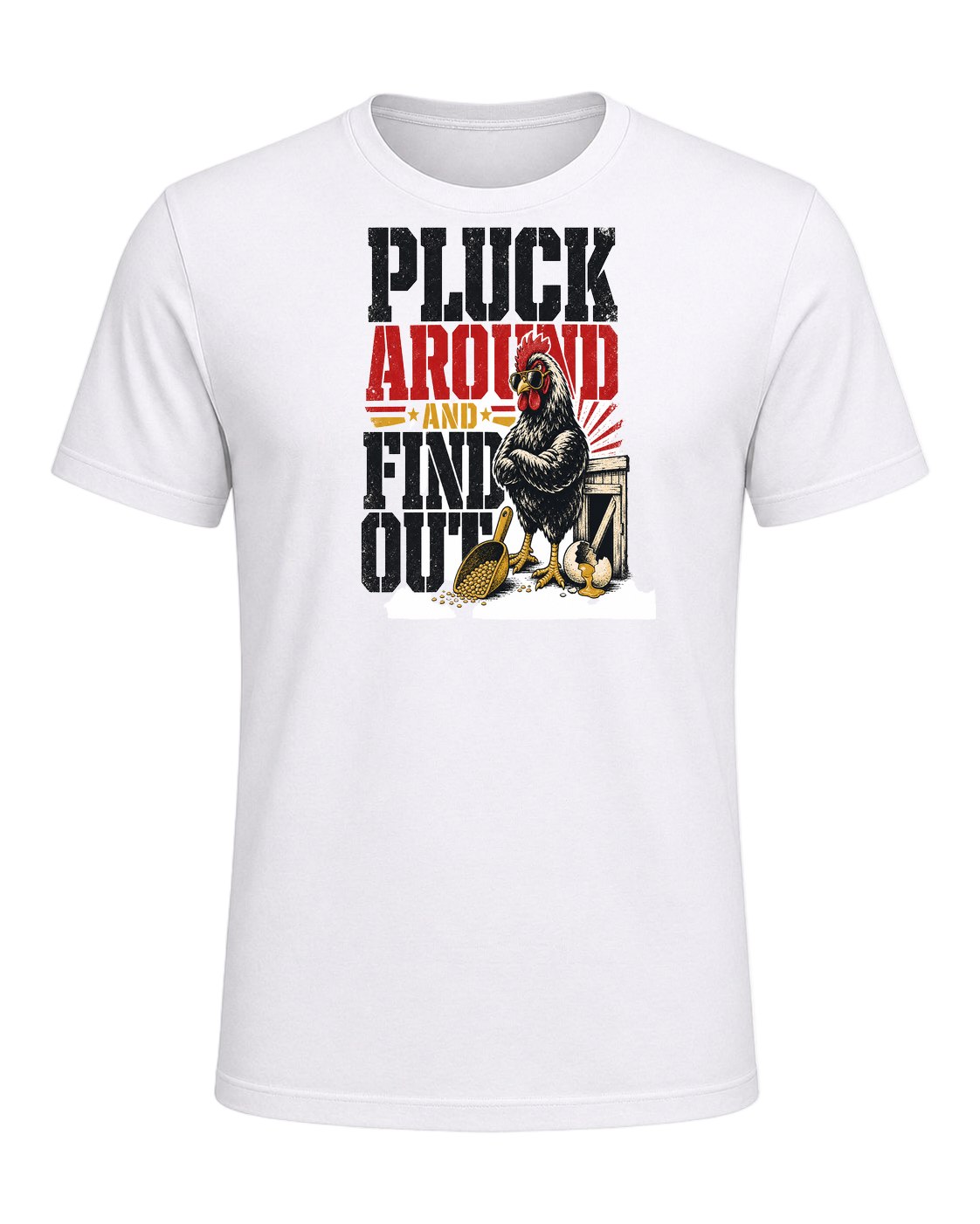 Pluck Around and Find Out — White