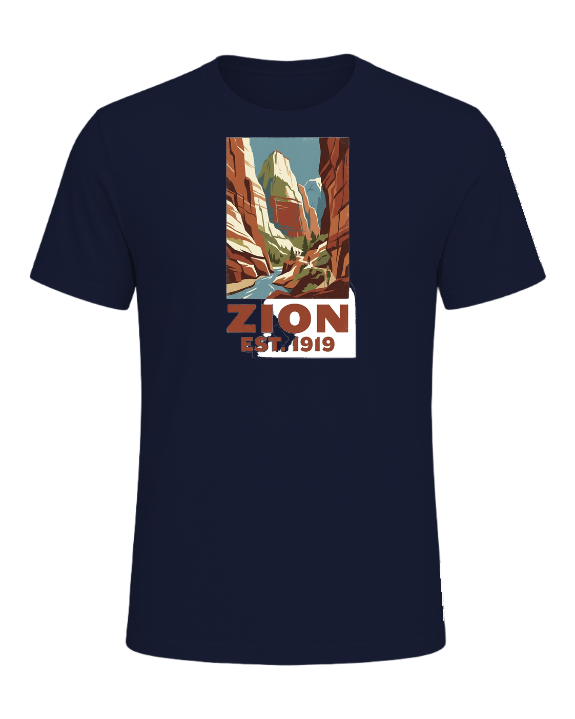 National Park Specific (WPA Style) — Navy