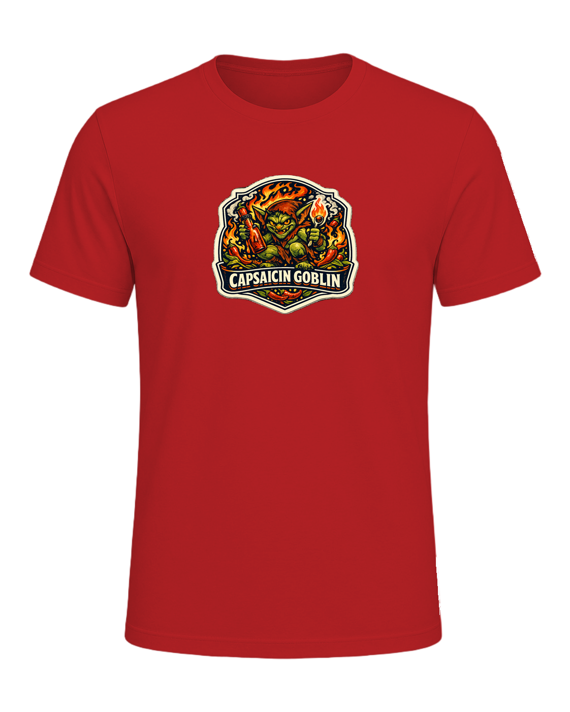 Capsaicin Goblin Tee — Red