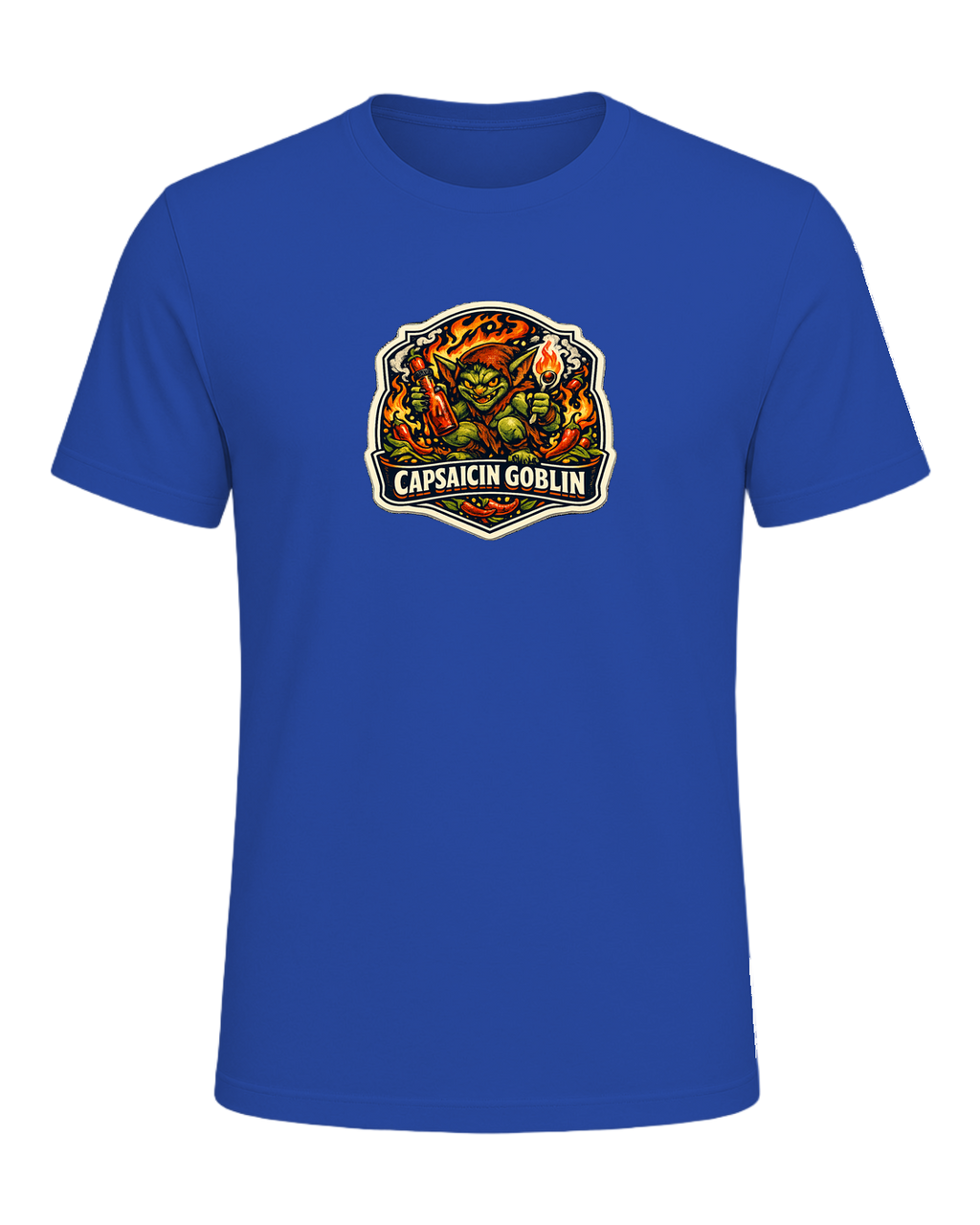 Capsaicin Goblin Tee — True Royal