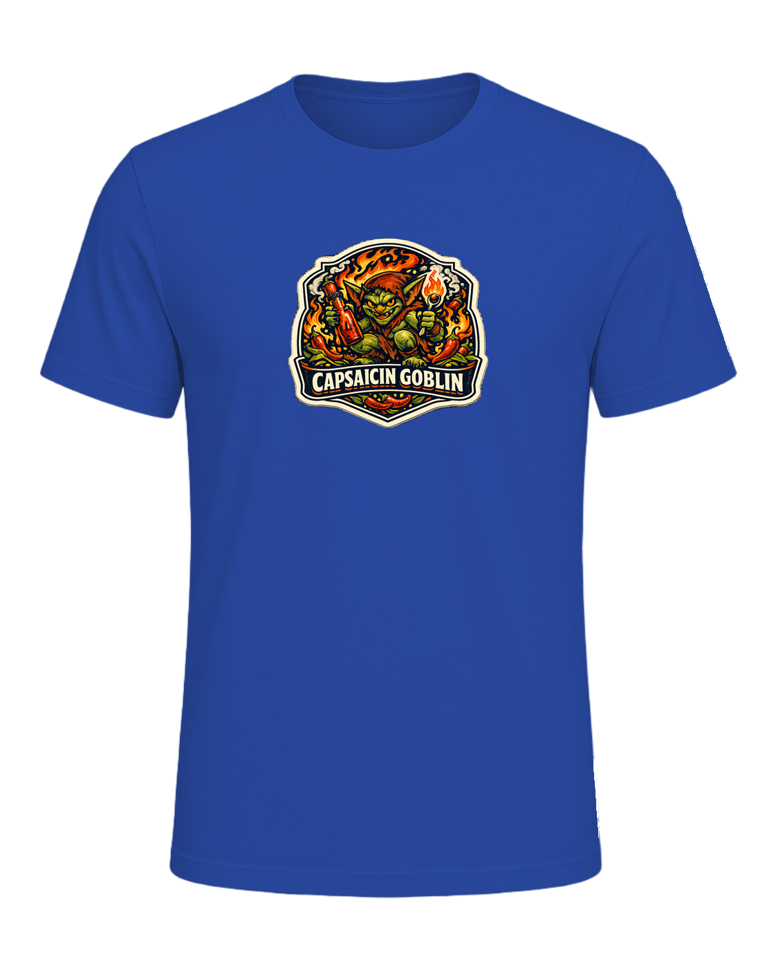 Capsaicin Goblin Tee — True Royal