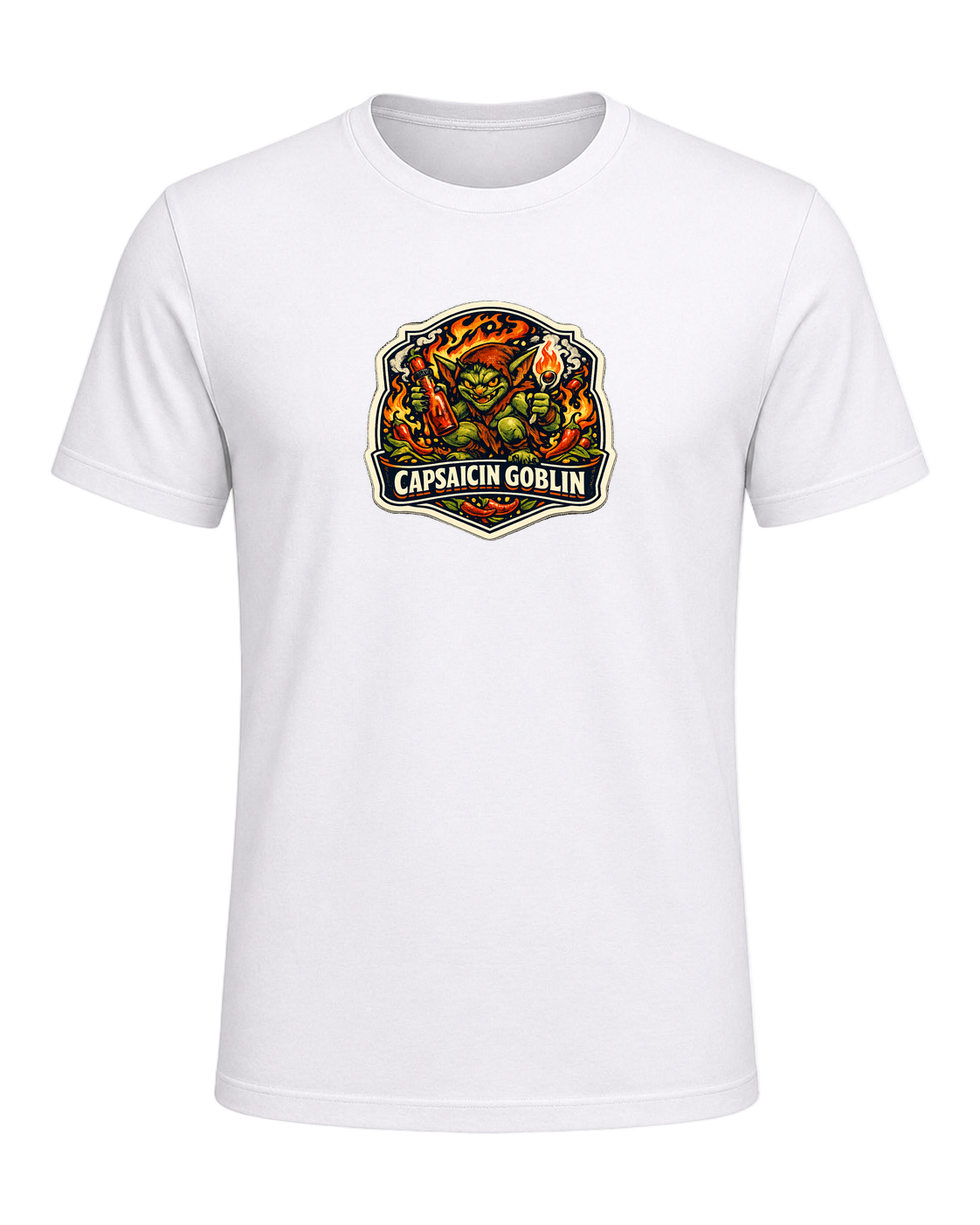 Capsaicin Goblin Tee — White